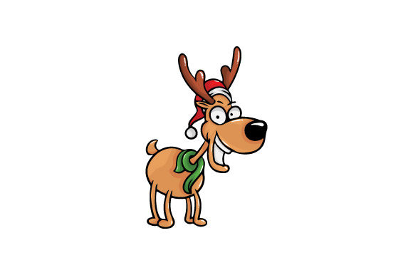 Christmas Deer Vector for Seasonal Design