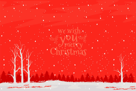 Christmas Eve Lonely Night Illustration