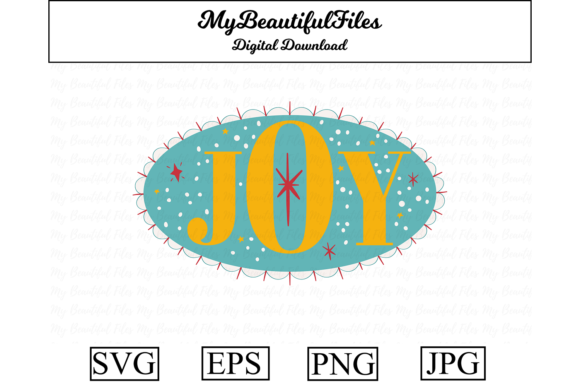 Christmas Joy Clipart Design for Festive Branding