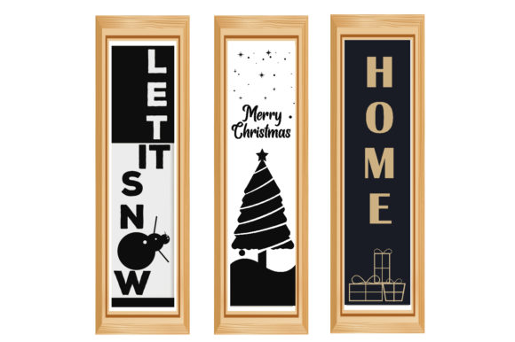Christmas Porch Signs SVG Bundle