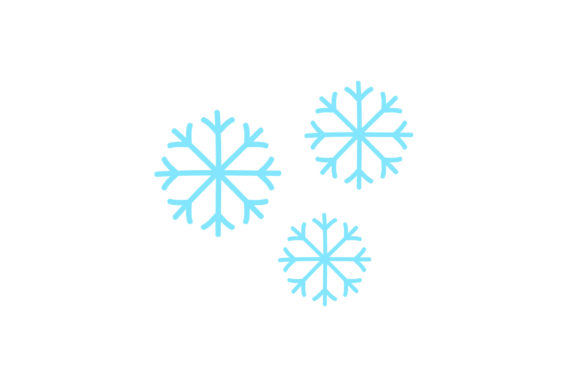 Christmas Snowflakes Vector Asset