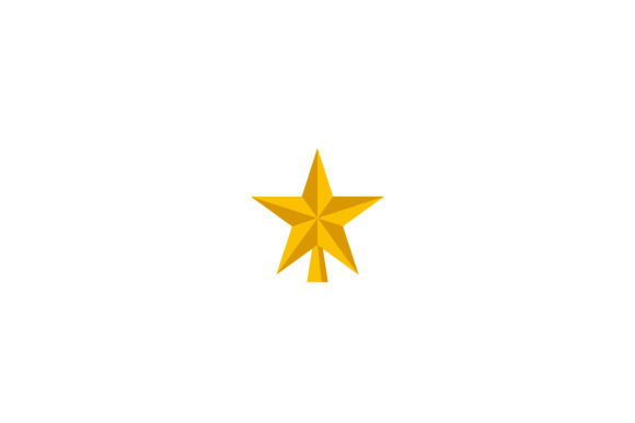 Christmas Tree Star Decoration Vector