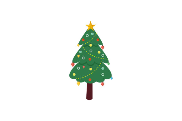 Christmas Tree Vector Asset: A Versatile Illustration for Seasonal Design