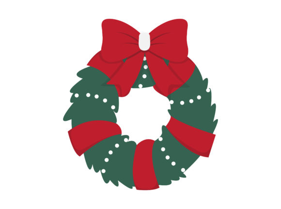 Christmas Wreath Vector Illustration
