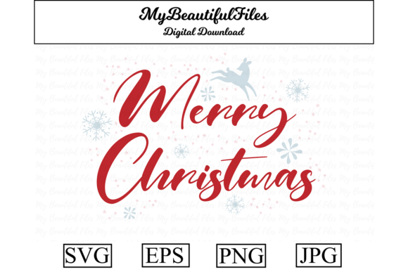Merry Christmas Sign Clipart Design